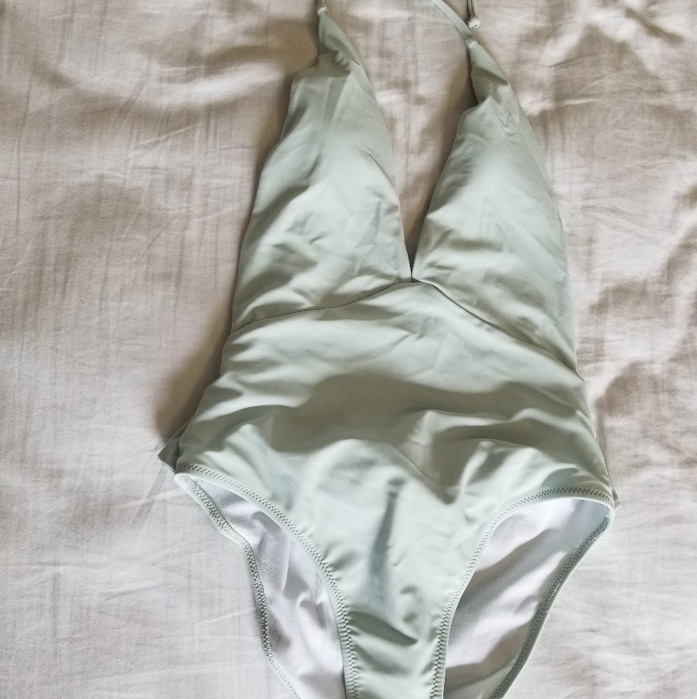 Mint one piece swimsuit